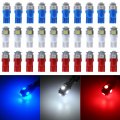 Glofe 30 Pack Super Bright 194 Led Bulb Blue White Red T10 Wedges 5smd 5050 Chips 168 Bulb Replacement For W5w 2825 158 501