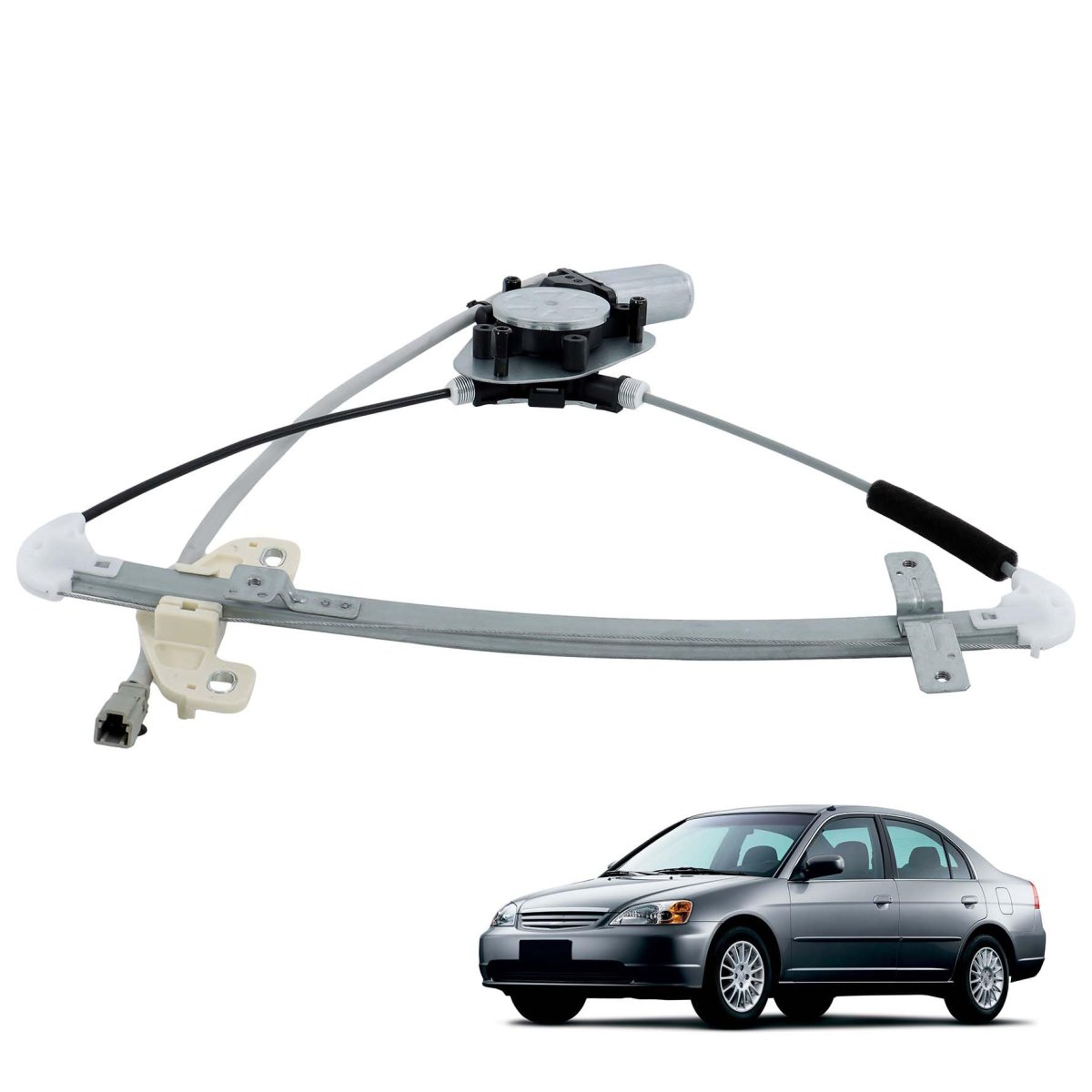 Power Window Regulator And Motor Assembly Replacement For Civic 2001-2005 Front Driver Side Part Number 741-745