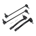 4 Pcs Front Stabilizer Sway Bar Link Outer Tie Rods Suspension Kit For Hyundai Elantra 2011 2017 Veloster 2012 Kia Soul 2014 