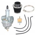 Gxywady Carburetor Carb With Air Filter Replacement For Kawasaki Bayou 250 Klf250a 2003-2011 220 Klf220a 1988-2002