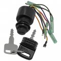 Caltric Ignition Switch Key Compatible With Mercury Outboard 30hp 0n001875 Thru 0n055504 Remote Control