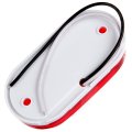10 Pack Led Rectangular Trailer Side Marker Clearance Lights Red Waterproof Surface Mount Lamps For Truck Rv Atv And Heavy Duty
