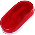 10 Pack Led Rectangular Trailer Side Marker Clearance Lights Red Waterproof Surface Mount Lamps For Truck Rv Atv And Heavy Duty
