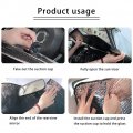 Tomeusey Funny Frogs Windshield Sun Shade For Car Suv Trucks Folding Accordion Auto Protective Shades Women Girls