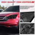 Oe Style Smoked Housing Clear Corner Headlight Head Lamps Tool Kit Compatible With Honda Cr-v 07-11