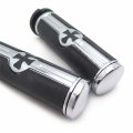 Httmt Mt291-021- Handlebar Cross Grips Compatible With H-d 96-later Vrsc Xl Xr Dyna Softail Except Flstse2 3 Flstnse And Fxsbse