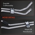 A-premium Power Steering Hose Return Line Assembly Compatible With Kia Rio 2006 2007 2008 2009 L4 1 6l Cooler Tube
