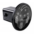 Tricktoppers Trailer Hitch Cover Plug For 2 Inch Receivers Class 3 4 5 With 1 Pin Offset And Hole - Printed High Resolution 