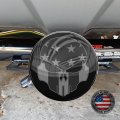 Tricktoppers Trailer Hitch Cover Plug For 2 Inch Receivers Class 3 4 5 With 1 Pin Offset And Hole - Printed High Resolution