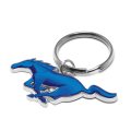 Ford Mustang In Blue 3d Pony Die-cut Metal Key Chain Key-charm Official Licensed