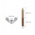 Uxcell 10pcs M6x40mm Hanger Bolt M6 Wing Nuts For Furniture