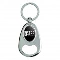 Graphics More The Flash Tv Series Star Labs Logo Keychain Chrome Metal Spinning Oval Bottle Opener
