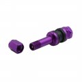 Uxcell 4pcs Purple Aluminum Alloy Car Tubeless Wheel Tire Vacuum Valve Stem W Dust Cap