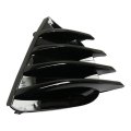 Front Passenger Side Bumper Insert For Toyota Corolla 2017 2018 2019 Replacement To1039203 8148102681 Black Plastic Standard 