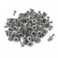 50pcs 18mm Long Rivets Clips 6mm Hole Dia For Car 