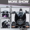 Motorcycle Front Headlight Fairing Mask Screen For B M W R18 R 18 R-18 Bikes 2020 2021 2022 2023 Round Windscreen Windshield