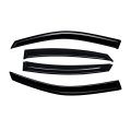 Lightronic Wv94843 Outside-mount Side Window Visor Deflector Rain Guard Dark Smoke Shatterproof 4-pieces Set For 2006-2013 
