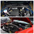 Front Hood Lift Supports Struts Gas Springs For Mazda Mx-5 Nd Mx5 Miata Roadster 2015 To 2023 2 Pcs Black Carbon Steel 13 78 In 