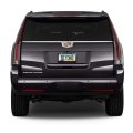 Cadillac Script In 3d Dark Gray On Real Carbon Fiber Abs Plastic License Plate Frame Is Official Licensed