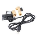 1 2 Ac 110v Automatic Timed Water Tank 2-way Direct-acting Drain Valve Us Plug 