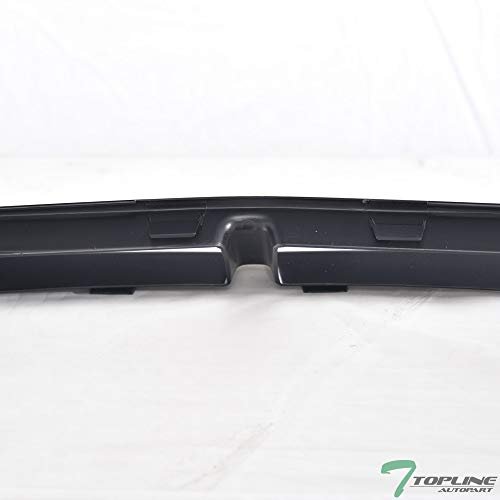 Front Lower Bumper Grill Grille For 2005-2009 Ford Mustang V6 With Pony Package Matte Black Horizontal Style Abs Plastic