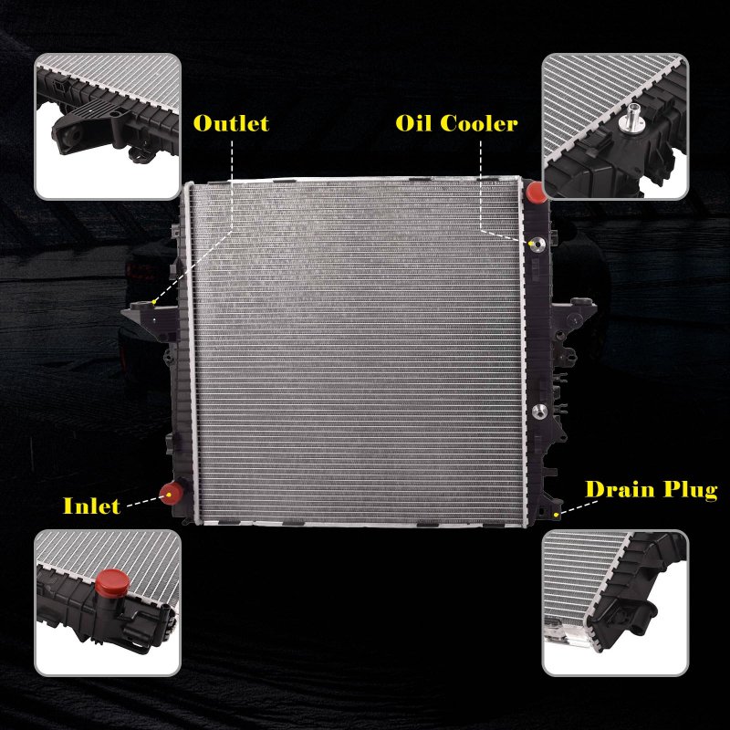 Topaz Radiator For Lr3 Lr4 Range Sport 2006-2009 Replaces Lr021777 Am4x4