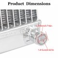 Waltyotur Aluminum Radiator Replacement For Honda Foreman 500 520 Rubicon Rancher 420 Trx420 With Cap Replaces 19010-hr3-a21