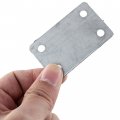 Uxcell 1 5mm Thickness Metal Flat Straight Mending Plates Fixing Corner Brace 10pcs