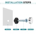 24pcs Screw Covers Caps 16mm Dia Stainless Steel Mirrors Decorative Cover Nails Convex Gasket Screw Fasteners For Sign
