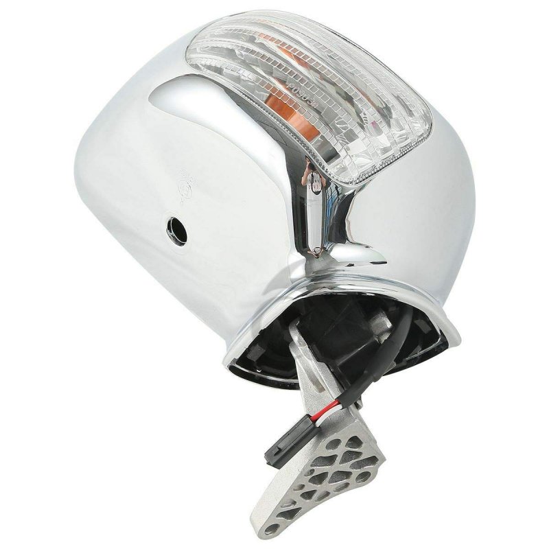 Rearview Side Mirrors With Turn Signal Lights For Honda Goldwing Gl1800 2001 2017 Motorcycle Chrome Abs Plastic Convex Mirror
