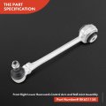 A-premium Front Right Rearward Lower Control Arm With Ball Joint Bushing Compatible Mercedes-benz C230 08-09 C250 10-12 C300