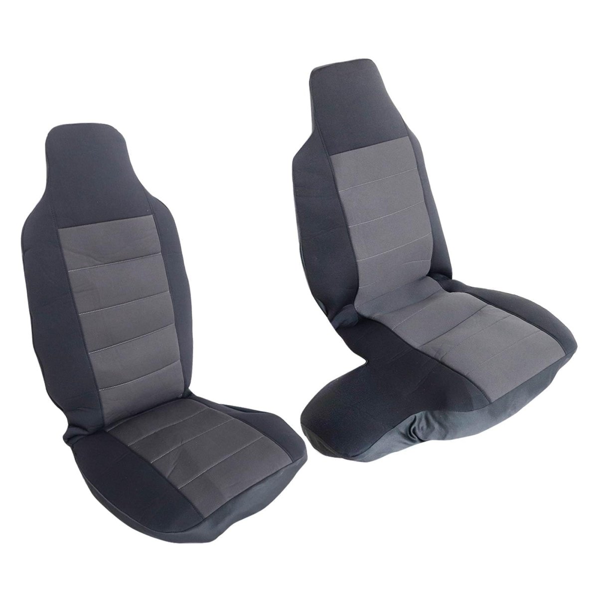 Dark Gray Front 60 40 Bench Seat Covers For Ford Ranger 2004 2012 Cloth High Back Cover Set Without Center Console 2 Piece