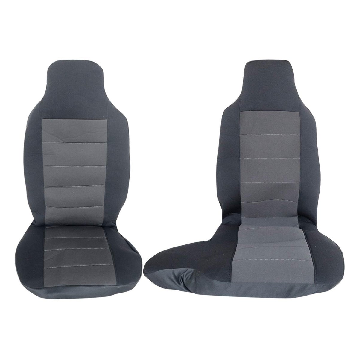 Dark Gray Front 60 40 Bench Seat Covers For Ford Ranger 2004 2012 Cloth High Back Cover Set Without Center Console 2 Piece