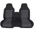 Dark Gray Front 60 40 Bench Seat Covers For Ford Ranger 2004 2012 Cloth High Back Cover Set Without Center Console 2 Piece 