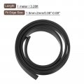 Uxcell U Channel Edge Trim 3 3ft Length Rubber Guard Seal Strip Protector Flat Type Fit For 1 5-2mm 15 64 W X 25 32 H Black