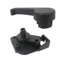 Hood Release Handle With Mounting Bracket Set For Lincoln Mkz 2013 2014 2015 2016 2017 2018 2019 2020 Replaces Hs7z-16b626-a 