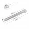 Uxcell M5 X 40mm 304 Stainless Steel Machine Shoulder Lift Eye Bolt Rigging 4pcs