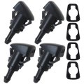 A Upgradeda 4-pack 4805742ac Washer Nozzles For 2010-2024 Dodge Ram 1500 2500 3500 4500 5500 Heavy Duty Trucks Windshield 