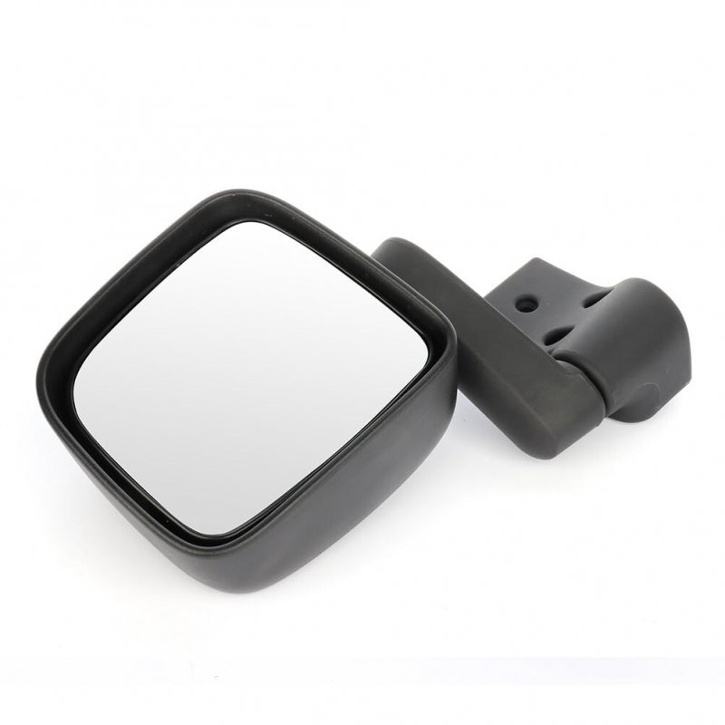 Towing Mirrors Fit For 2003-2006 Jeep Wrangler Tj Manual Folding Adjustment Black Driver And Passenger Side