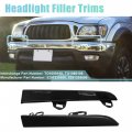 X Autohaux Pair Front Lower Headlight Bumper Grille Filler Driver Passenger Side For Tacoma 2001 2002 2003 2004 Pickup