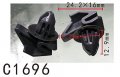 Autobahn88 Fender Corner And Rocker Molding Clip Compatible With Ford Oem Pack Of 20