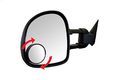 49304 3 75 In Round Convex Adjustable Spot Mirror Universal Fit For Cars And Trucks 360 Degrees Wide Angle View To Reduce Blind 