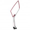 1 Pair Universal Motorcycle Rearview Side Mirrors Keenso Adjustable Aluminum Rear View Motorbike Scooter 10mm 8mm Red