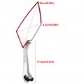 1 Pair Universal Motorcycle Rearview Side Mirrors Adjustable Aluminum Rear View Motorbike Scooter 10mm 8mm Red