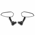Hongk- Mirrors Black Compatible With Suzuki Kawasaki Harley Any 7 8 Or 1 Diameter Handles B01c0swy08