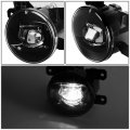Compatible With Suzuki Grand Vitara Pair Of Bumper Round Driving Led Fog Lights Clear Lens