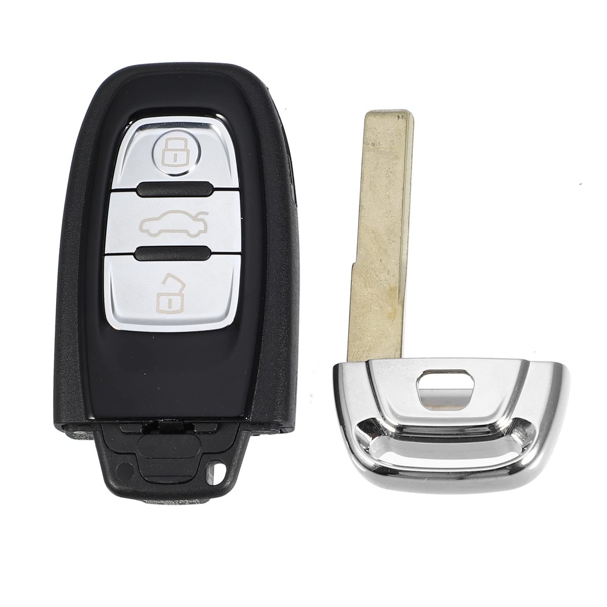 3 Button Replacement Key Fob Case For Audi A1 A3 A4 A5 A6 A7 A8 Q5 Q7 R8 S5 S7 Rsless Entry Remote Key Shell With Blade No Chip