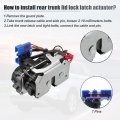Uxcell Rear Tailgate Liftgate Door Lock Actuator With Cable For Dodge Grand Caravan 2001-2005 No 4717674ad