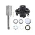 5 On 4 Inch Trailer Hub Kit And Square Bt16 Spindle With Bearing 