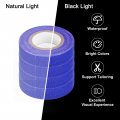 Uxcell 4rolls Neon Gaffers Cloth Tape 0 6 Inch X 32 8 Ft Glow In The Dark Fluorescent Adhesive Black Light For Party Home